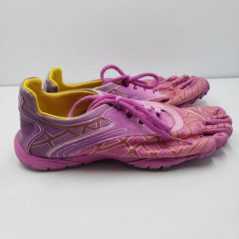 Vibram FiveFingers Shoes Womens 40 US 8.5 9 Pink Purple Minimalist Barefoot Run